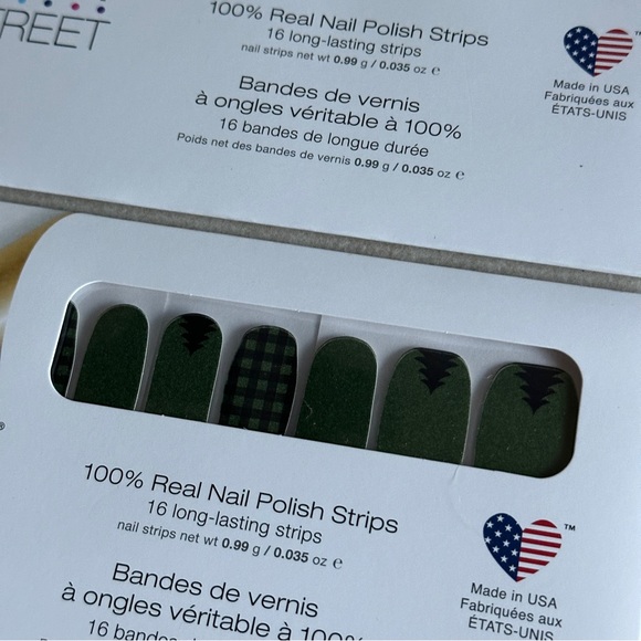 Color Street Nail Strips Bundle Evergreen Queen & Yule Be Delighted Holiday Chic - Picture 3 of 6